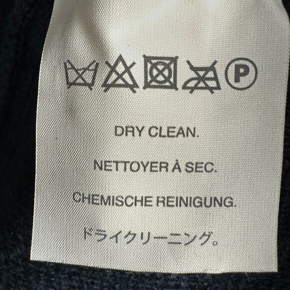 J Crew Sweater Blazer Womens Small Navy Merino Wool Preppy Quiet Luxury Academia - Picture 8 of 12